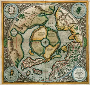 Cartography Collection: Septentrionalium Terrarum descriptio, 1595, by Gerardus Merc