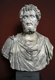 Torso Gallery: Septimius Severus (145-211). Roman Emperor. Bust. Carlsberg