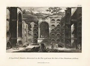 Altars Gallery: Sepulchral chamber discovered in 1746 near