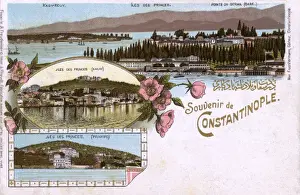 Seraglio Point, Heybeliada (Halki) and Buyukada (Prinkipo)