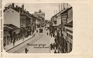 Belgrade Prints: Serbia - Belgrade - Vassina Street
