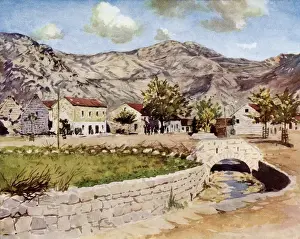Karst Prints: Serbia / Njegusi 1913