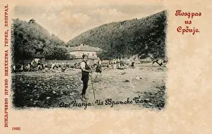 Serbia - Vranje - Washing day on banks of the Morava River