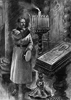 Prays Prints: A Serbian soldier invoking his saints before going to war