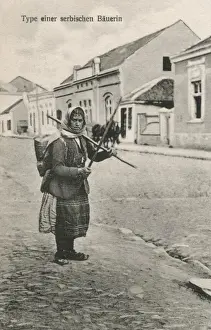 Back Pack Prints: Serbian Worker