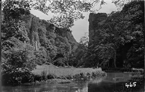 Serene Landscape with Rock Formations