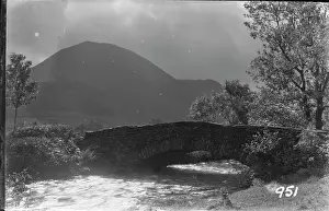 Flowing Prints: Serene Mountain Bridge