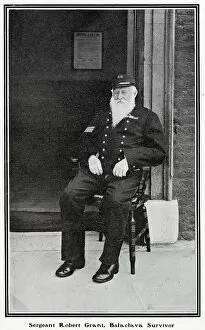 Pensioners Gallery: Sergeant Robert Grant at Royal Hospital Chelsea 1902