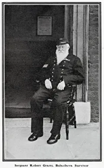 Pensioners Prints: Sergeant Robert Grant at Royal Hospital Chelsea 1902