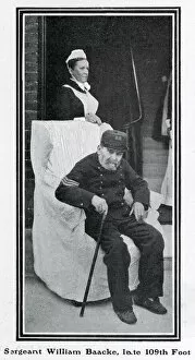 Images Dated 16th March 2021: Sergeant William Baacke, Late 109th Regiment of Foot, a Chelsea Pensioner