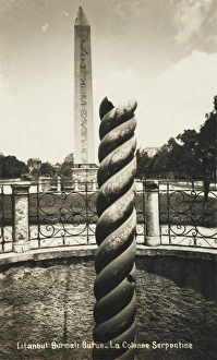 Serpentine Column and Theodosius Obelisk Serpentine Column and Theodosius Obelisk