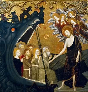 Jaume Collection: SERRA, Jaume (1358-1397). Altarpiece of the Holy