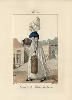 Alsation Gallery: Servant of Pont-Audemer Her bonnet is similar