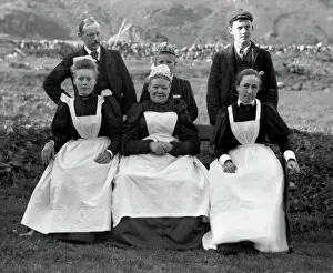 Loch Prints: Servants at Reipole House, Loch Sunart, Argyll, Scotland