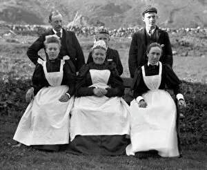 Servants at Reipole House, Loch Sunart, Argyll, Scotland