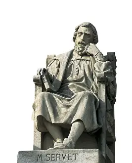 1553 Prints: SERVET, Miguel (1511-1553). Spanish doctor and theologian