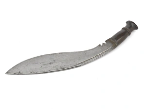 Stamped Collection: Service kukri, 1914. Blade with single fuller