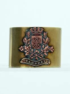 Cambrai Collection: Serviette ring with the Coat of Arms of Cambrai