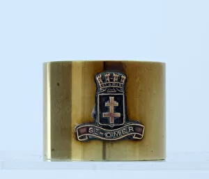 Images Dated 31st January 2013: Serviette ring with the Coat of Arms of St-Omer