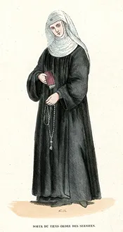 Images Dated 18th June 2019: SERVITE NUN