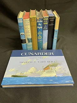 Set of books on steamships and ocean liners