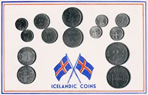 Denomination Prints: Set of Icelandic coins