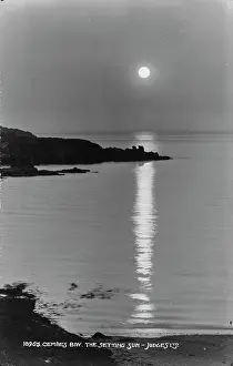 Cemaes Prints: The Setting Sun at Cemaes Bay