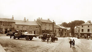 Geese Collection: Settle Market Place early 1900's