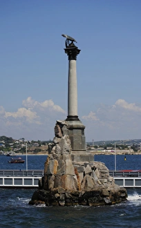 Images Dated 3rd August 2011: Sevastopol. Monument to the Scuttled Ships