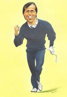 Seve Prints: Seve Ballesteros - Spanish golfer