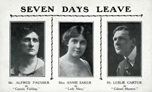 Promotional Collection: Seven Days Leave, Lyceum Theatre, Strand, London
