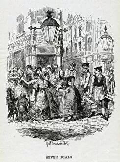 Images Dated 13th January 2012: Seven Dials / Slums / 1836