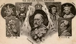 Images Dated 30th May 2018: The Seven Royal Edwards - British Royalty