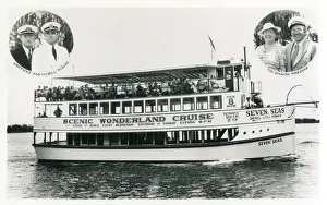 Captains Prints: Seven Seas cruise yacht, Miami, Florida, USA