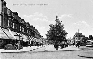 Images Dated 17th August 2017: Seven Sisters Corner, Tottenham, North London
