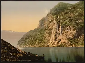 Geiranger Prints: The Seven Sisters, Geiranger Fjord, Norway