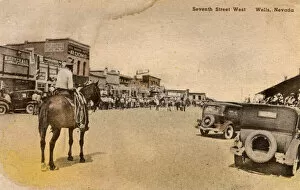 Images Dated 16th November 2018: Seventh Street West, Wells, Elko County, Nevada, USA