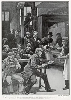 Images Dated 28th January 2021: During the severe winter weather the Great Arthur Street Mission of Golden Lane were