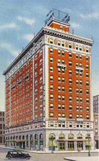 Indiana Prints: Severin Hotel, Indianapolis, Indiana, USA Date: 1936