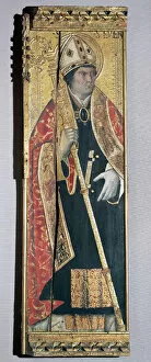 Diocesan Collection: Severus of Barcelona. 3th-4th centuries. Gothic altarpiece