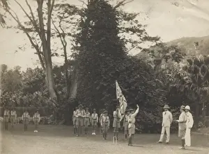 Excellency Prints: Seychelles Scouts being sworn in