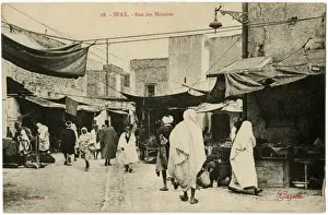Tunisia Prints: Sfax, Tunisia - Rue des Notaires (Street of Notaries)