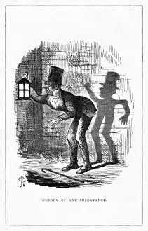 Shadow drawing. C. H. Bennett, Nobody
