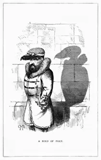 Shadow drawing. C. H. Bennett, A Bird of Prey
