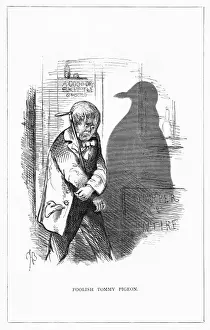 Foolish Prints: Shadow drawing. C. H. Bennett, Foolish Tommy Pigeon