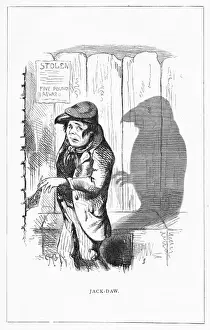 Shadow drawing. C. H. Bennett, Jack-Daw