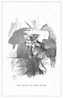 Goat Collection: Shadow drawing. C. H. Bennett, Old enough