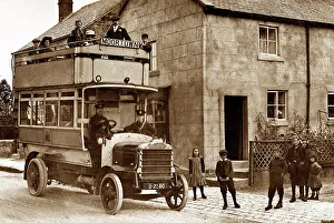 Shadwell bus terminus early 1900's