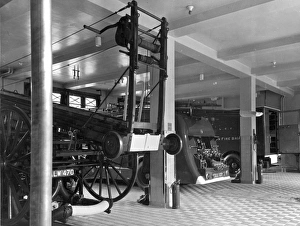 Images Dated 3rd October 2011: Shadwell fire station appliance room, Cable Street, E1