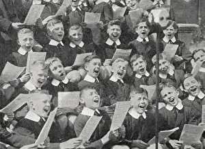 Microphone Prints: Shaftesbury Homes - Fortescue House Boys Singing